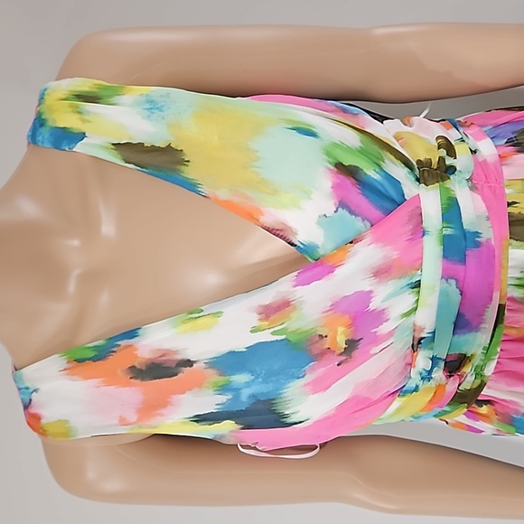 Gabby Skye Abstract Print Maxie Dress - Picture 3 of 8